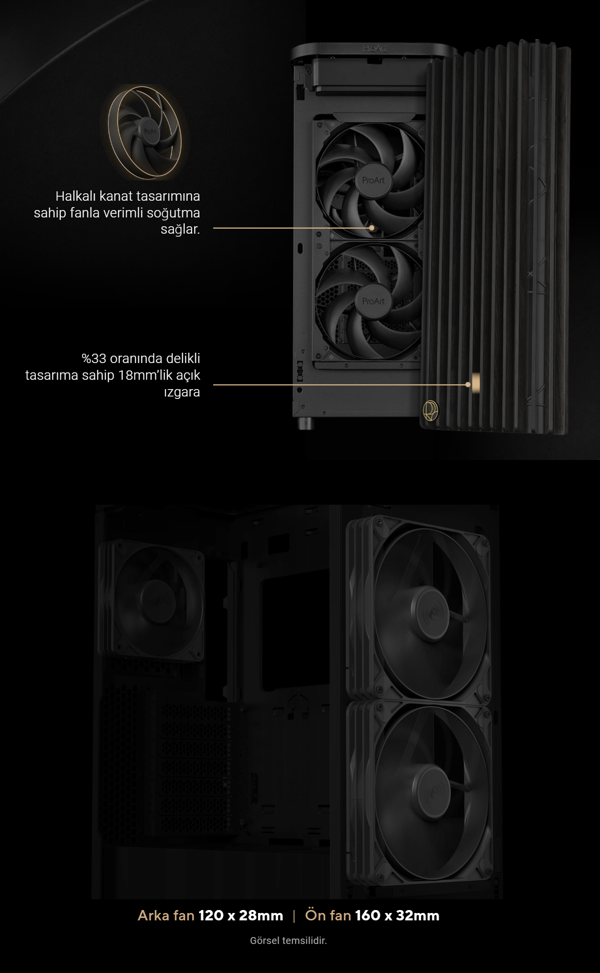 ProArt PA401 Wood Edition - Metal Panel