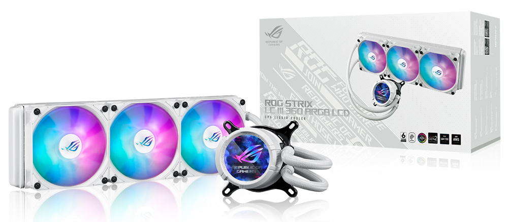 ROG STRIX LC III 360 ARGB LCD WHITE EDITION