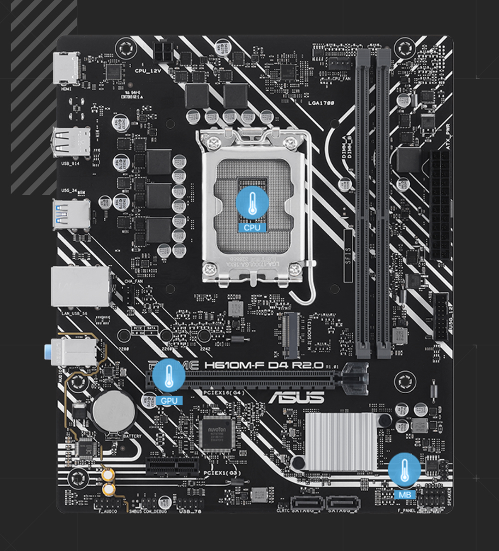 PRIME H610M-F D4 R2.0-CSM