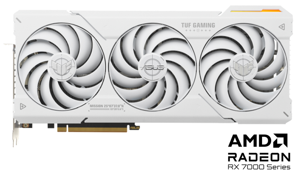ASUS TUF Gaming Radeon™ RX 7800 XT White OC Edition 16GB GDDR6