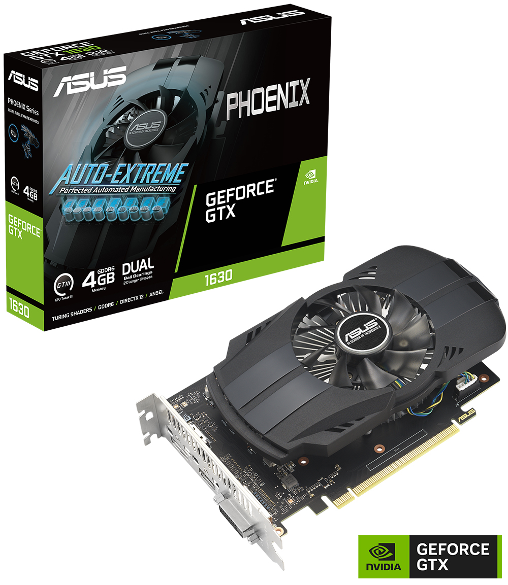 ASUS Phoenix GeForce GTX 1630 4GB GDDR6 EVO