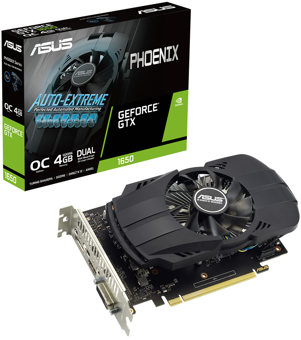ASUS Phoenix GeForce GTX 1650 EVO OC Edition 4GB GDDR6