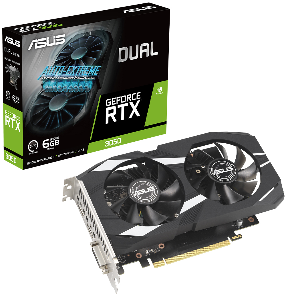 ASUS Dual GeForce RTX™ 3050 6GB GDDR6