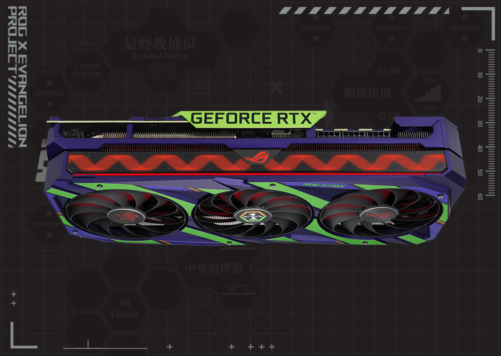 ROG Strix GeForce RTX™ 3080 12GB GDDR6X OC EVA Edition           ROG Strix GeForce RTX™ 3080 12GB GDDR6X OC EVA Edition           