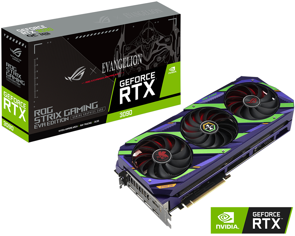 ROG Strix GeForce RTX™ 3090 24GB GDDR6X OC EVA Edition