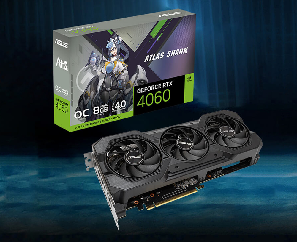 ASUS ATS GeForce RTX™ 4060 V2 OC Edition 8GB GDDR6