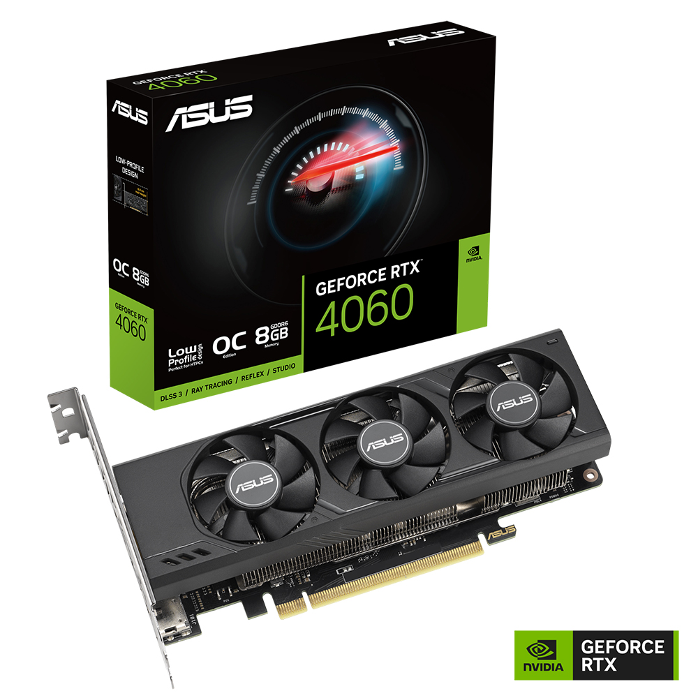 ASUS GeForce RTX™ 4060 LP BRK OC Edition 8GB GDDR6