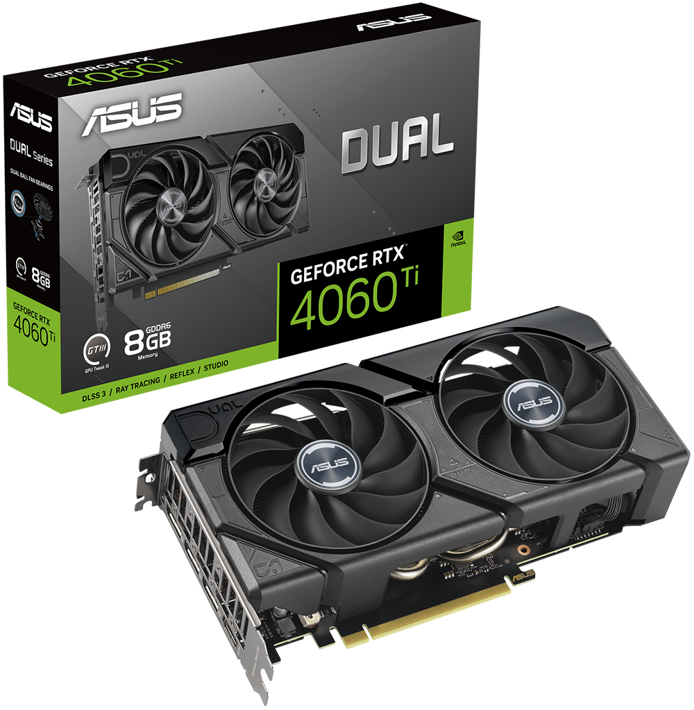 ASUS Dual GeForce RTX™ 4060 Ti EVO 8GB GDDR6