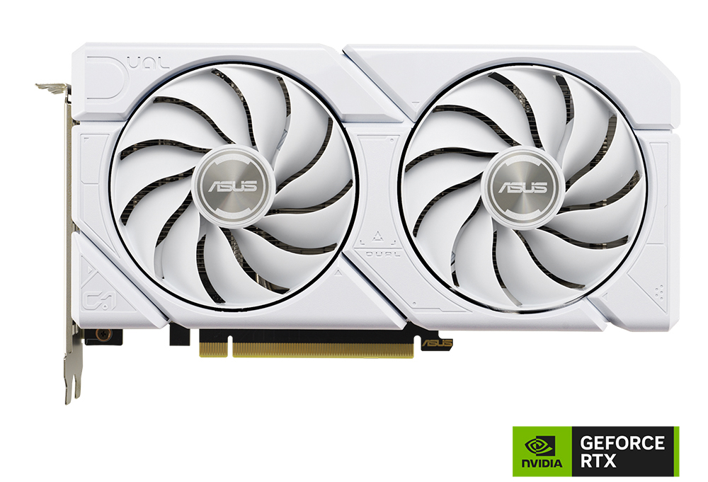 ASUS Dual GeForce RTX™ 4070 SUPER EVO White OC Edition 12GB GDDR6X