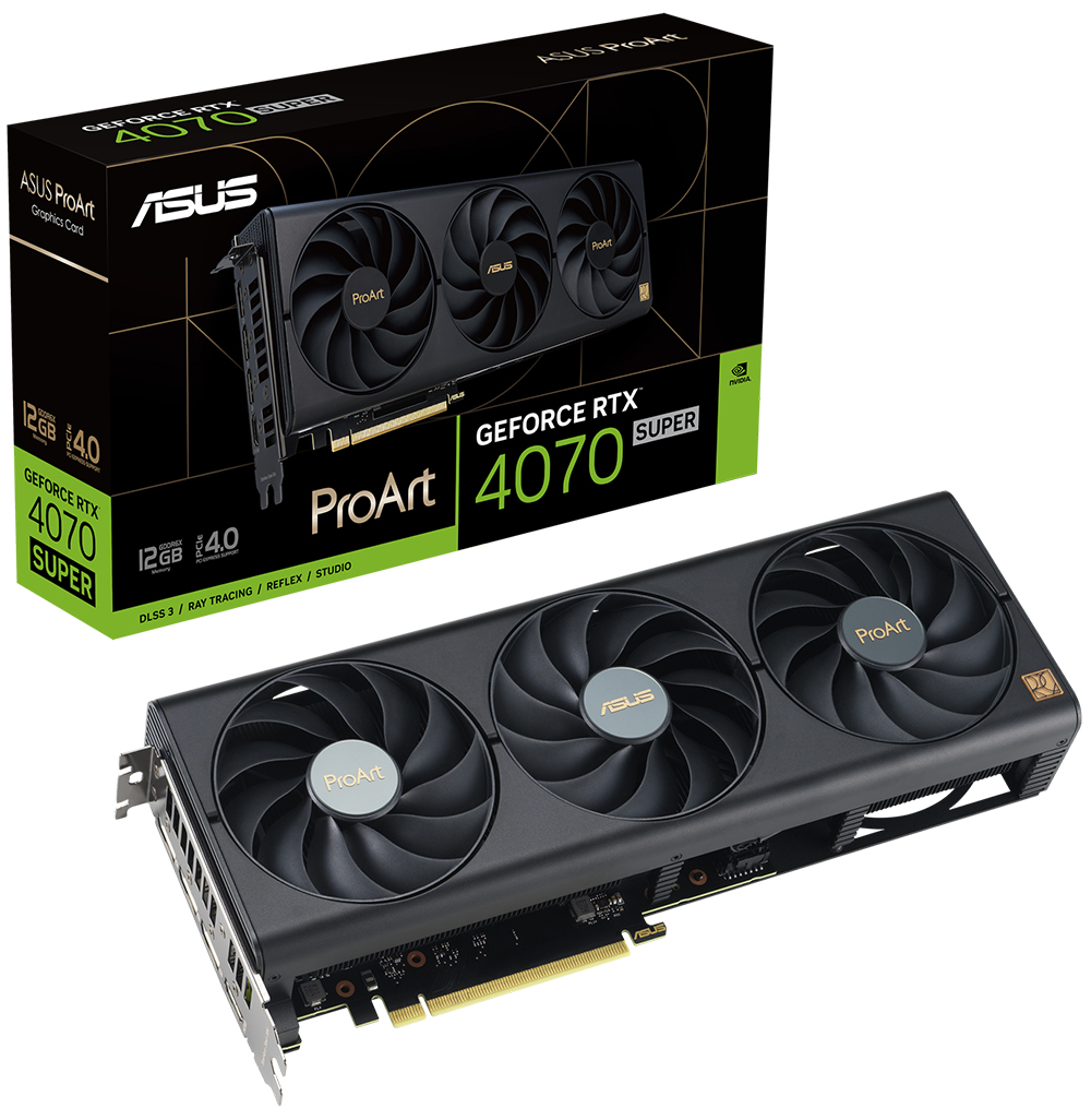 ProArt GeForce RTX™ 4070 SUPER 12GB GDDR6X