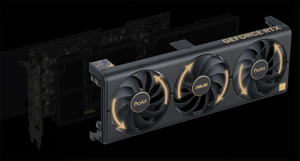 ProArt GeForce RTX™ 4070 Ti SUPER 16GB GDDR6X