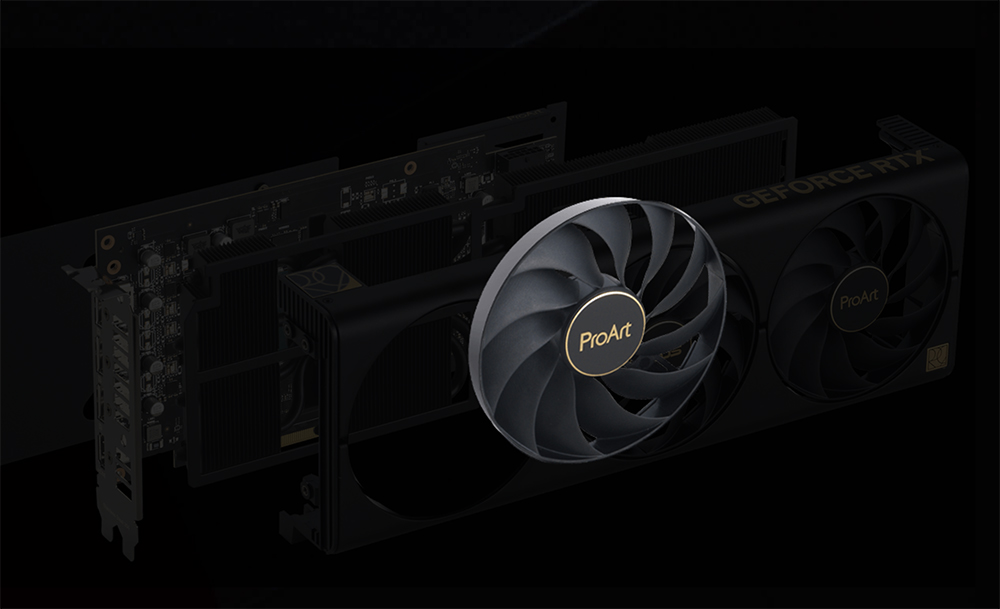 ProArt GeForce RTX™ 4070 Ti SUPER 16GB GDDR6X OC Edition