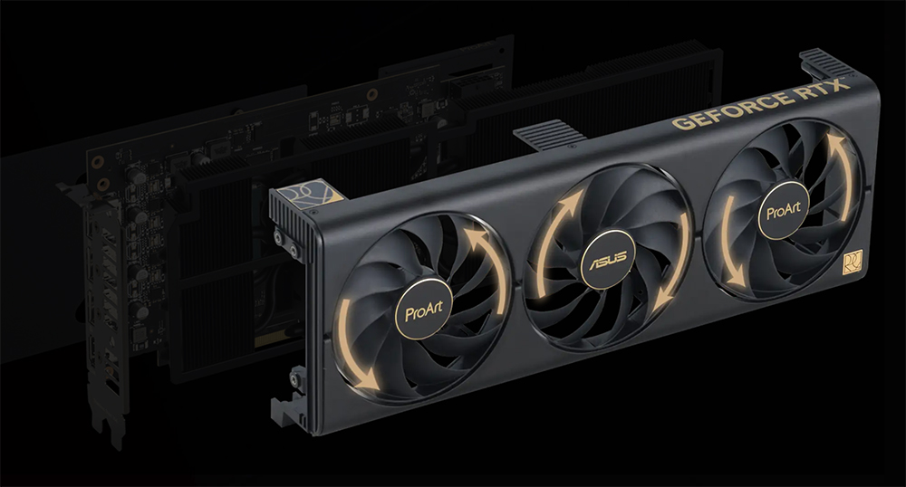 ProArt GeForce RTX™ 4070 Ti SUPER 16GB GDDR6X OC Edition