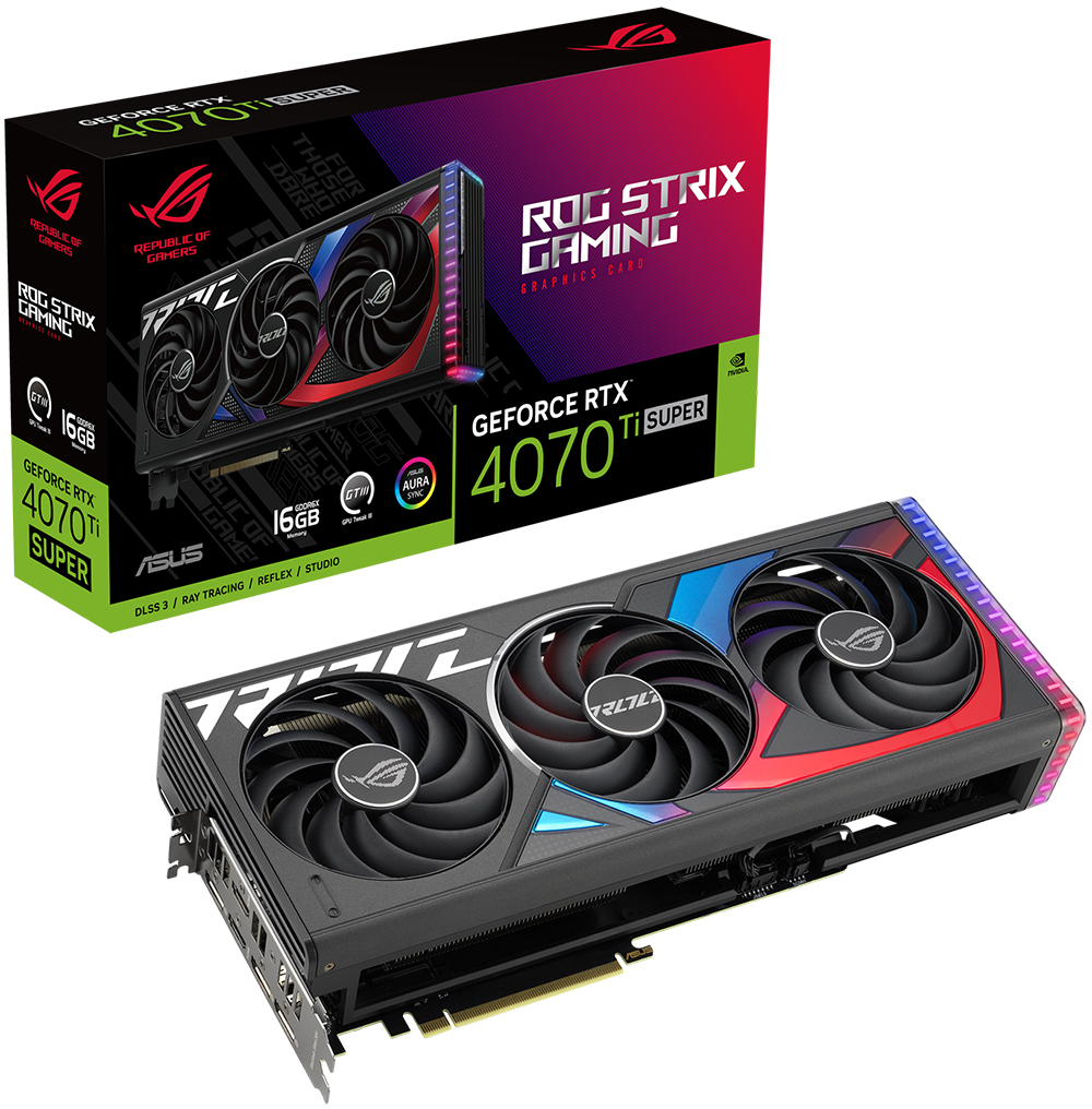 ROG Strix GeForce RTX™ 4070 Ti SUPER 16GB GDDR6X