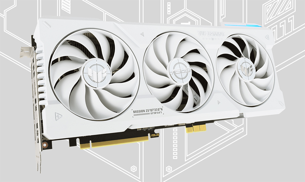 ASUS TUF Gaming GeForce RTX™ 4070 Ti SUPER BTF White OC Edition 16GB GDDR6X