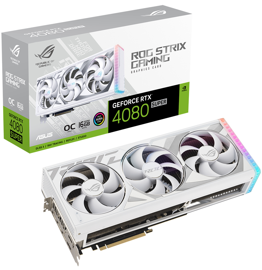 ROG Strix GeForce RTX™ 4080 SUPER 16GB GDDR6X White OC Edition