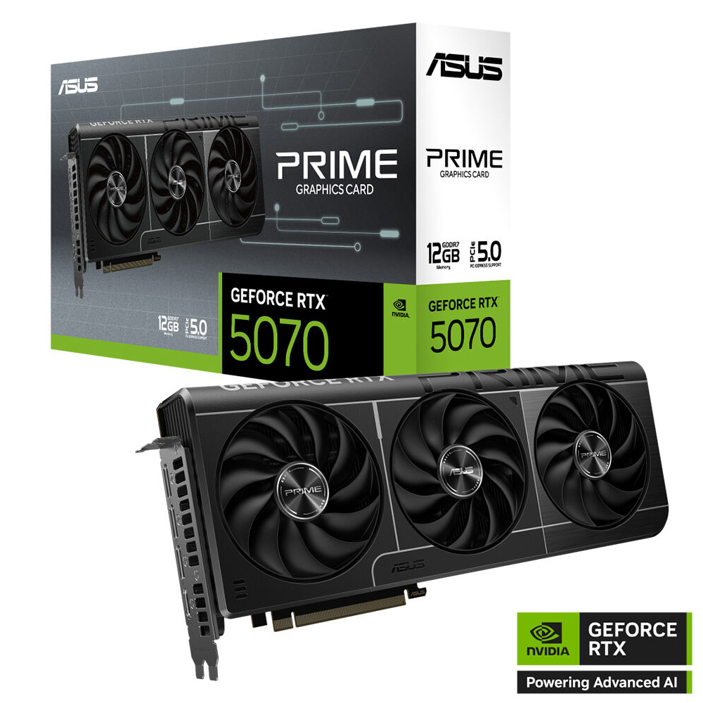 ASUS PRIME GeForce RTX™ 5070 12GB GDDR7