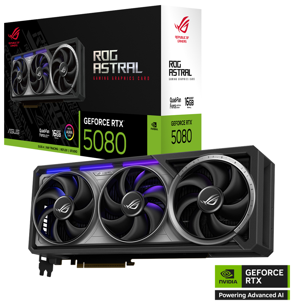 ROG Astral GeForce RTX™ 5080 16GB GDDR7